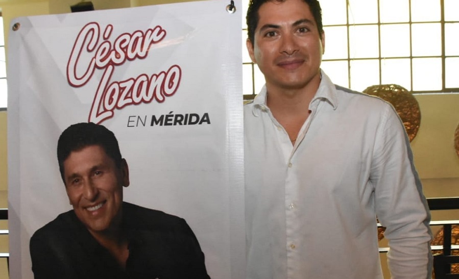 César Lozano regresa a Mérida “Por el placer de vivir, mi reencuentro contigo”