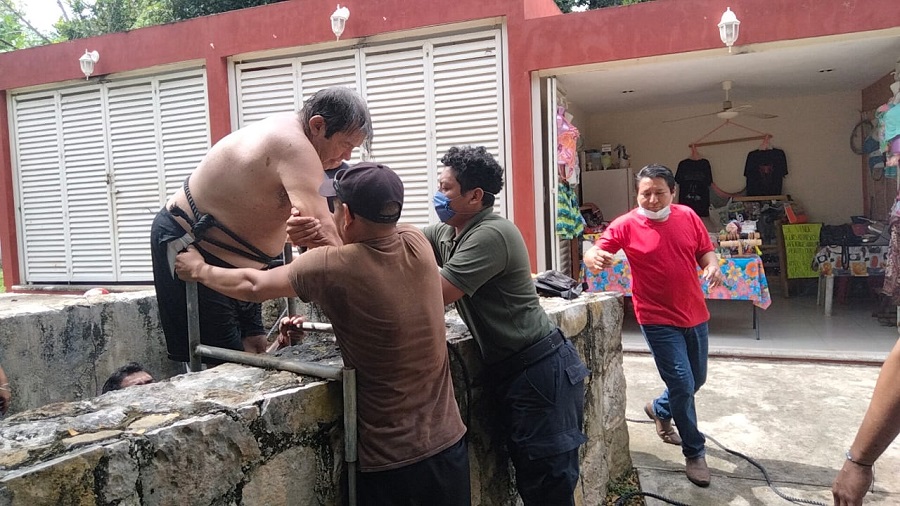 A sus 75 años, turista sonorense desafía a un cenote en Yucatán… y sale perdiendo