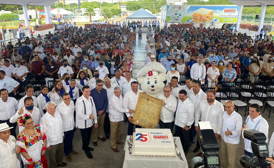 Yucatán: Cumple 25 años la planta de Grupo Bimbo en Mérida