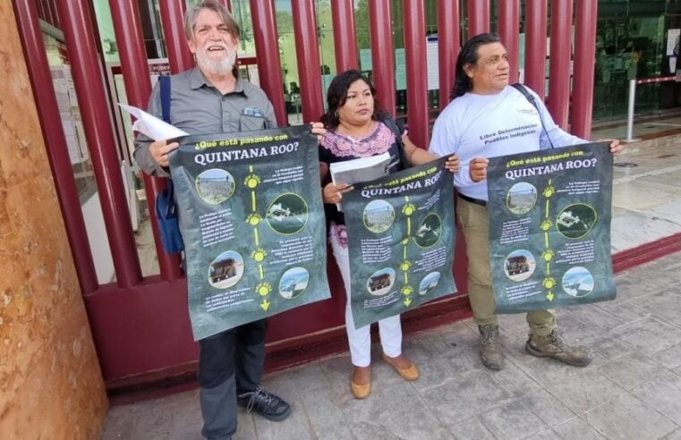 Comunidades mayas presentan demanda colectiva contra Calica, en Quintana Roo