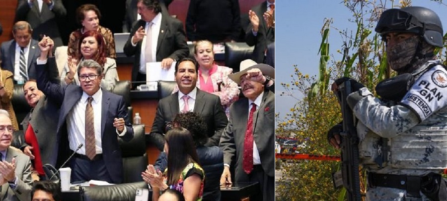 Morena y aliados en el Senado aprueban que el ejército siga en las calles hasta el 2028