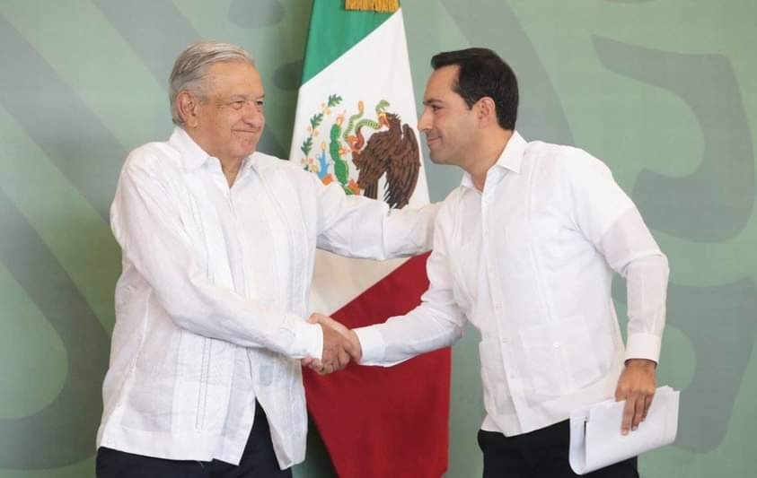Yucatán, un estado modelo de seguridad nacional, asegura AMLO en Mérida