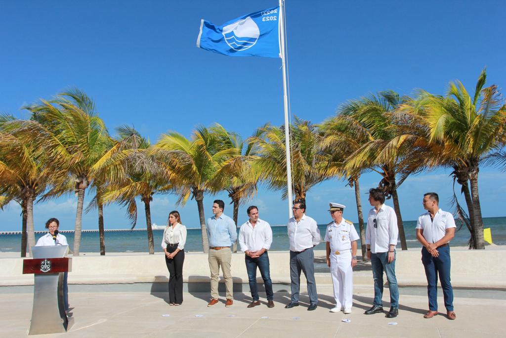 Playas de Progreso reciben por tercer año seguido certificación internacional «Blue Flag»