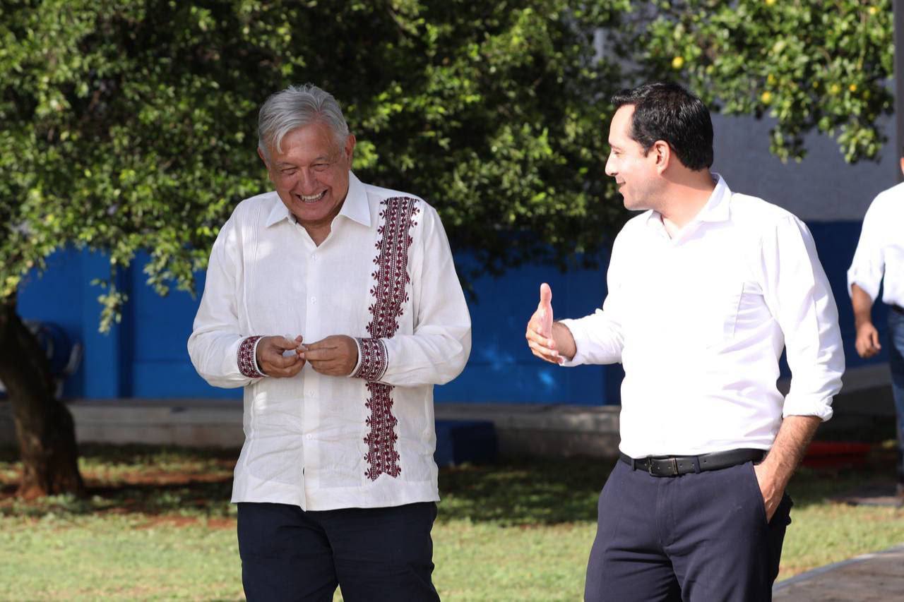 Mauricio Vila y López Obrador revisan avances de proyectos estratégicos para Yucatán