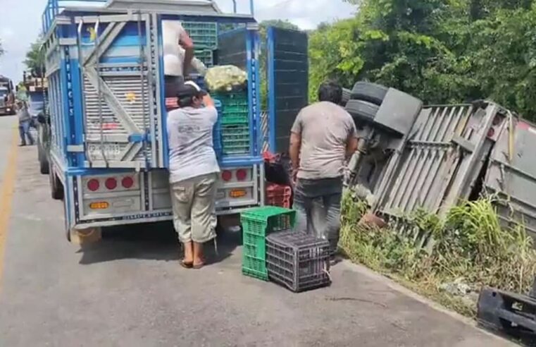 Veloz rapiña de cervezas en la carretera Mérida-Cancún