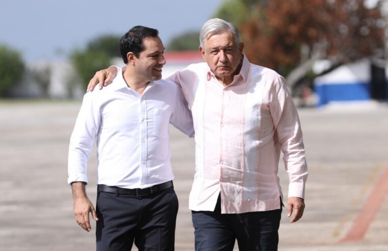 Mauficio Vila y López Obrador  sostienen su primera reunión de trabajo del 2023