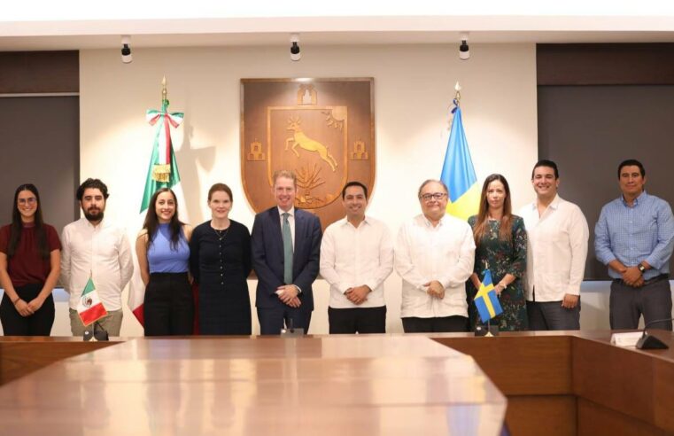 Yucatán fortalece lazos de cooperación con Suecia