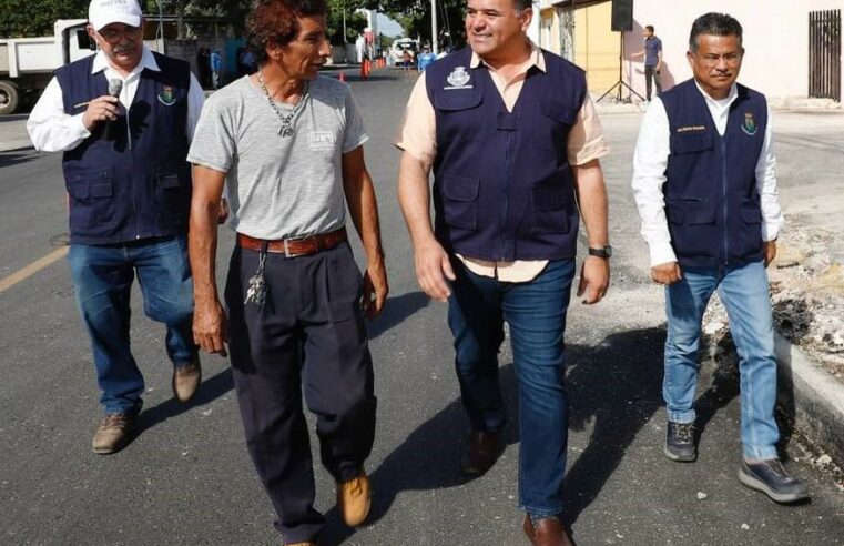 Hacen más «gruesa» una transitada calle para que soporte vehículos pesados