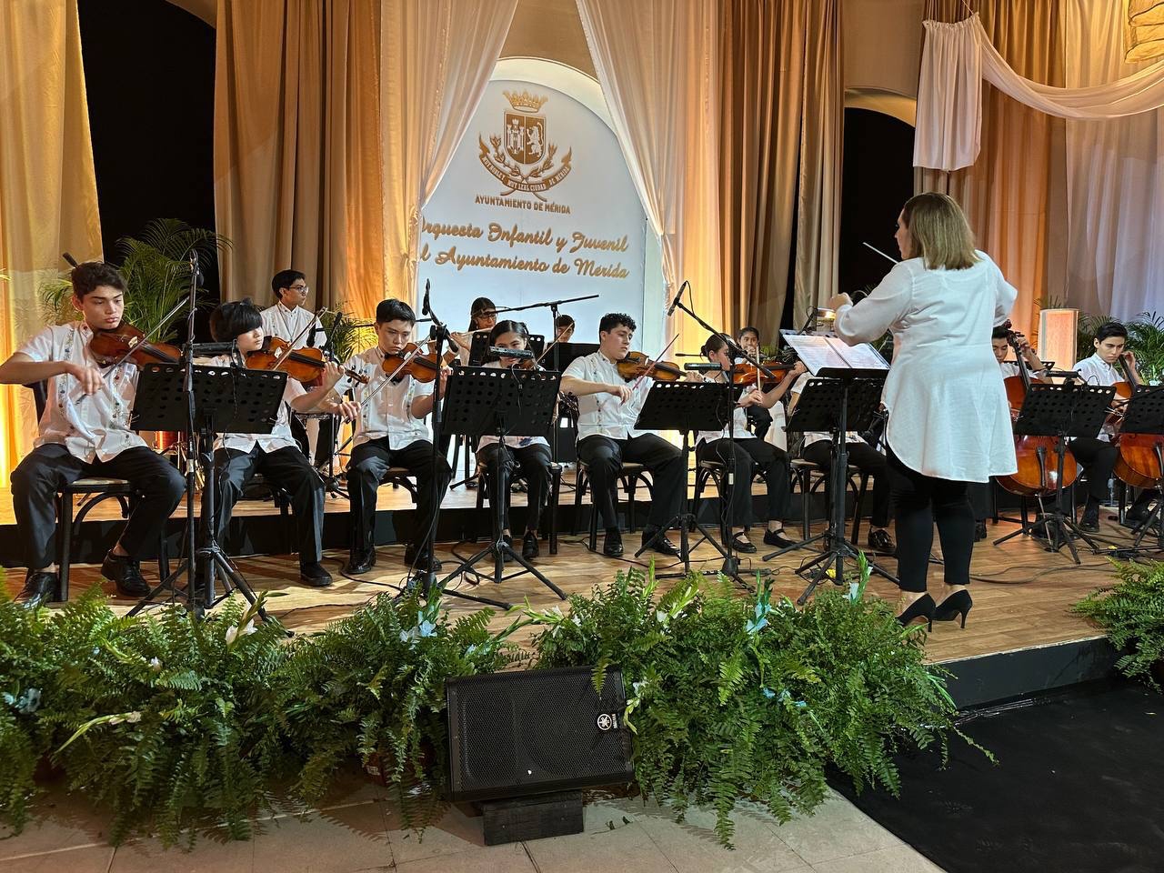Debuta la orquesta infantil y juvenil del Ayuntamiento de Mérida