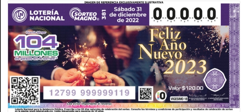 Mérida despide el 2022 con el segundo lugar de la Lotería Nacional