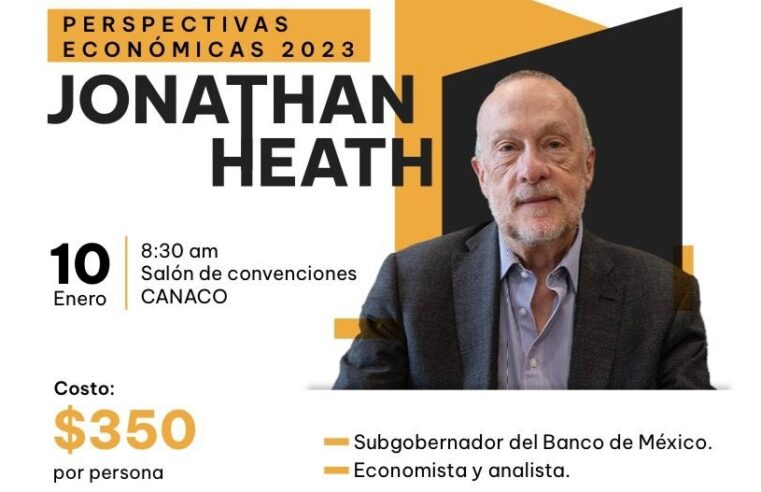 Especialista ofrecerá en Mérida conferencia sobre las perspectivas económicas en 2023
