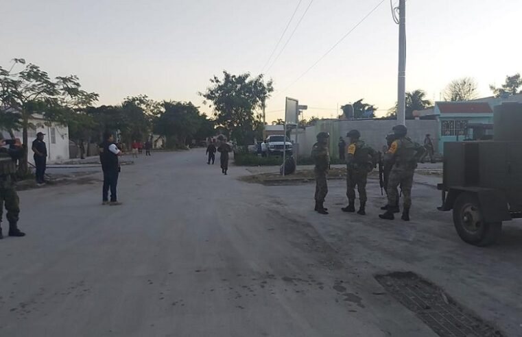 Arrojan carcasas de granadas antiguas y sin carga explosiva, en Flamboyanes Progreso