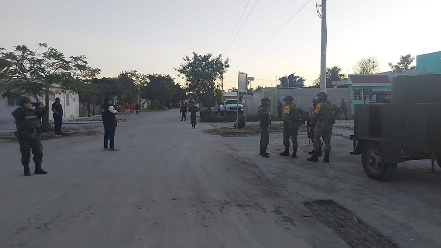Arrojan carcasas de granadas antiguas y sin carga explosiva, en Flamboyanes Progreso