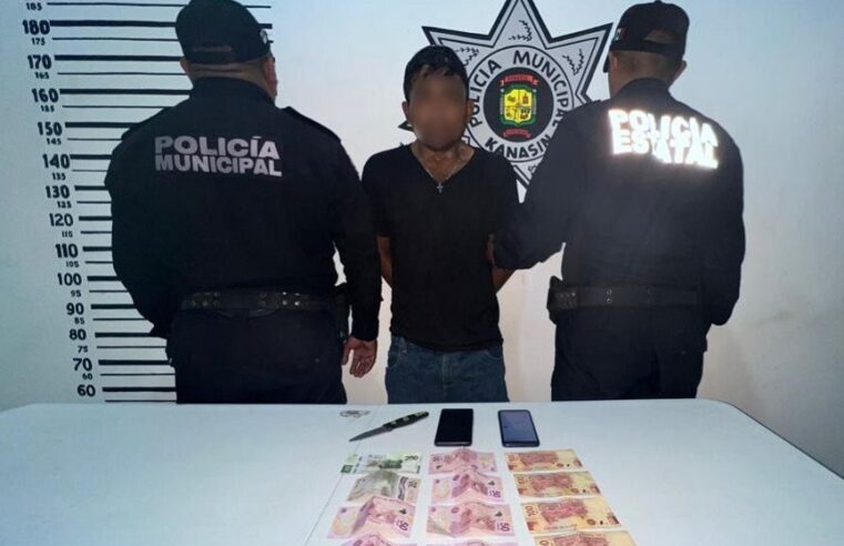 Asalta a un taxista en Kanasín: le quita dos celulares y 970 pesos