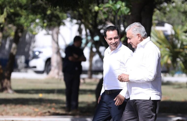 Mauricio Vila y AMLO se mantienen cercanos, en beneficio de Yucatán