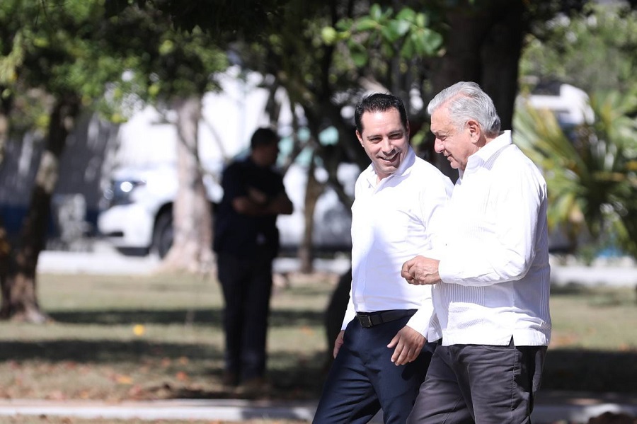 Mauricio Vila y AMLO se mantienen cercanos, en beneficio de Yucatán