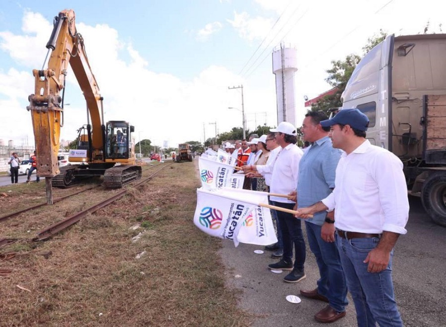 Mauricio Vila pone en marcha obras preliminares del Ie-Tram