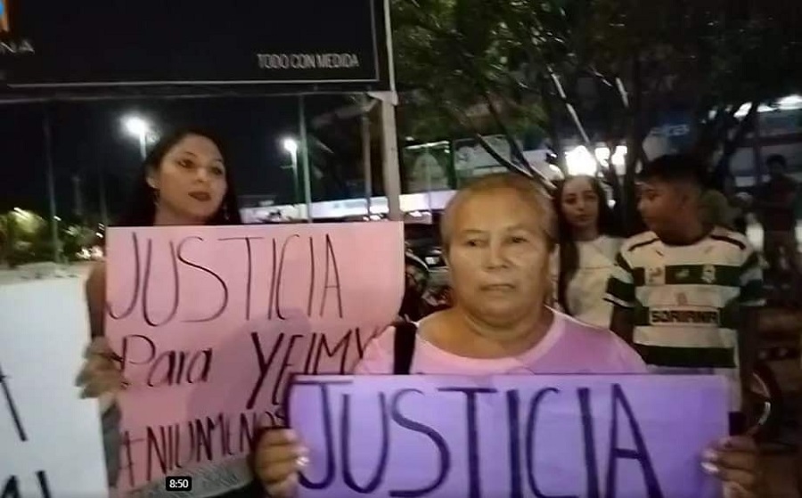 Marchan para pedir que no haya impunidad en el feminicidio de Yeimy