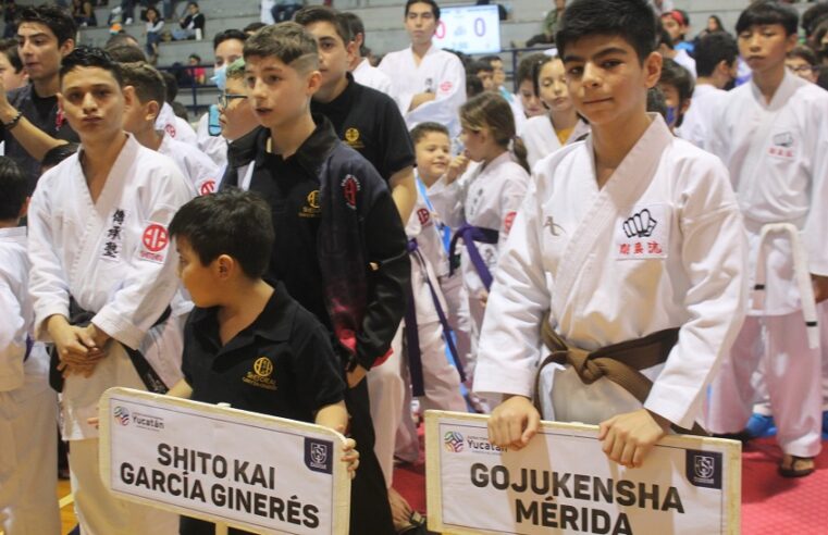 Con karate, inauguran la fase estatal de los nacionales Conade en Yucatán