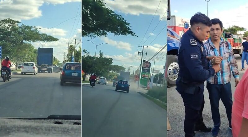 Perdonan a Luigi, el trailero que arrastró un Tsuru en el sur de Mérida