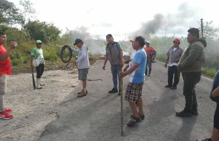 Juez ordena a manifestantes de Sitilpech no impedir el libre tránsito a personas y vehículos