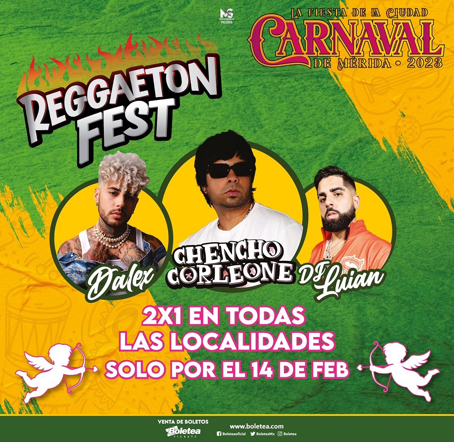 No te pierdas esta promoción del 14 de febrero para el Reggaetón Fest