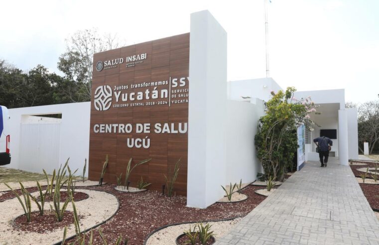 Entrega Mauricio Vila el recién remodelado Centro de Salud de Ucú