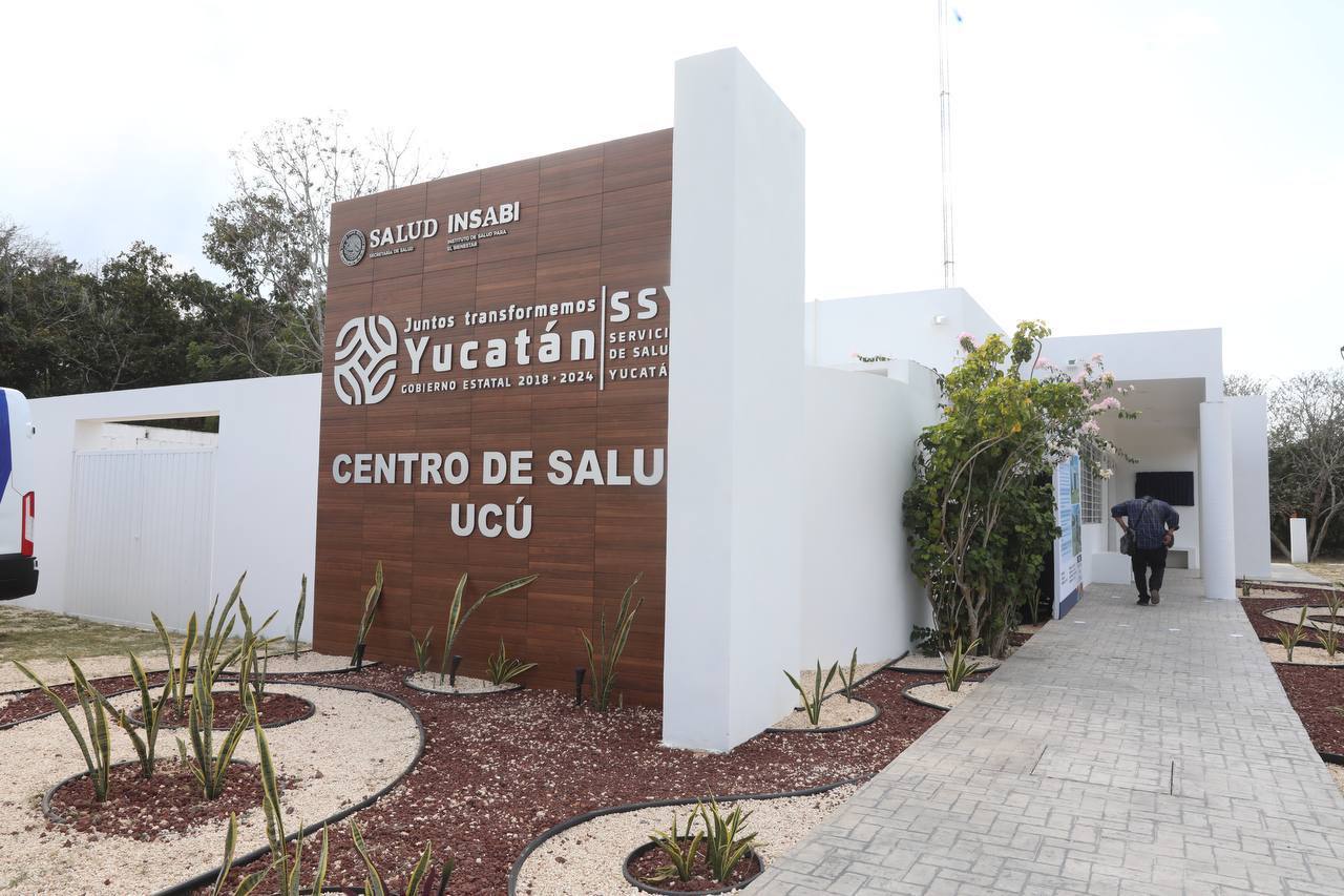 Entrega Mauricio Vila el recién remodelado Centro de Salud de Ucú