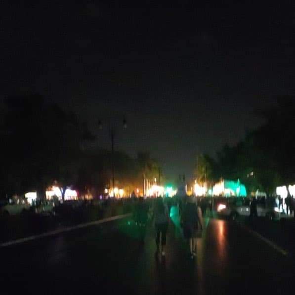 El Ayuntamiento deja sin luz Paseo de Montejo durante la marcha del 8M en Mérida