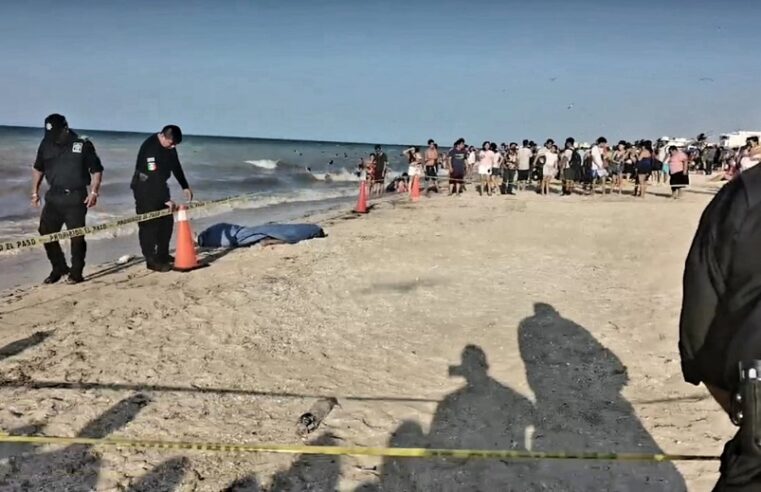 Bañista muere ahogado en la playa del malecón de Progreso