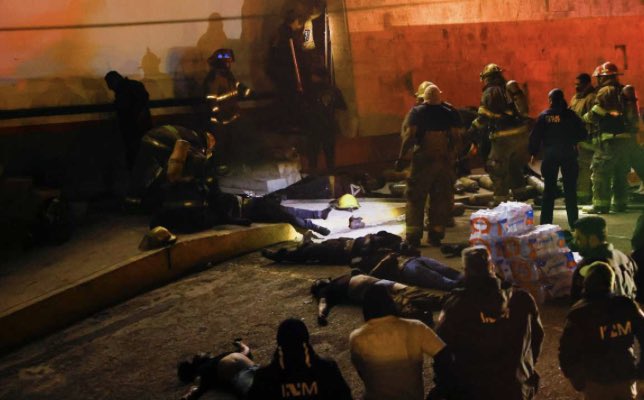 Mueren 39 migrantes por un incendio en el INM en Ciudad Juárez