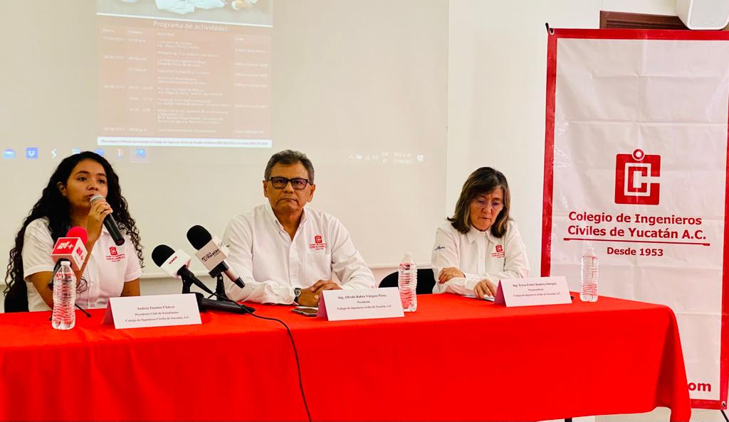 Cumple 70 años el Colegio de Ingenieros Civiles de Yucatán