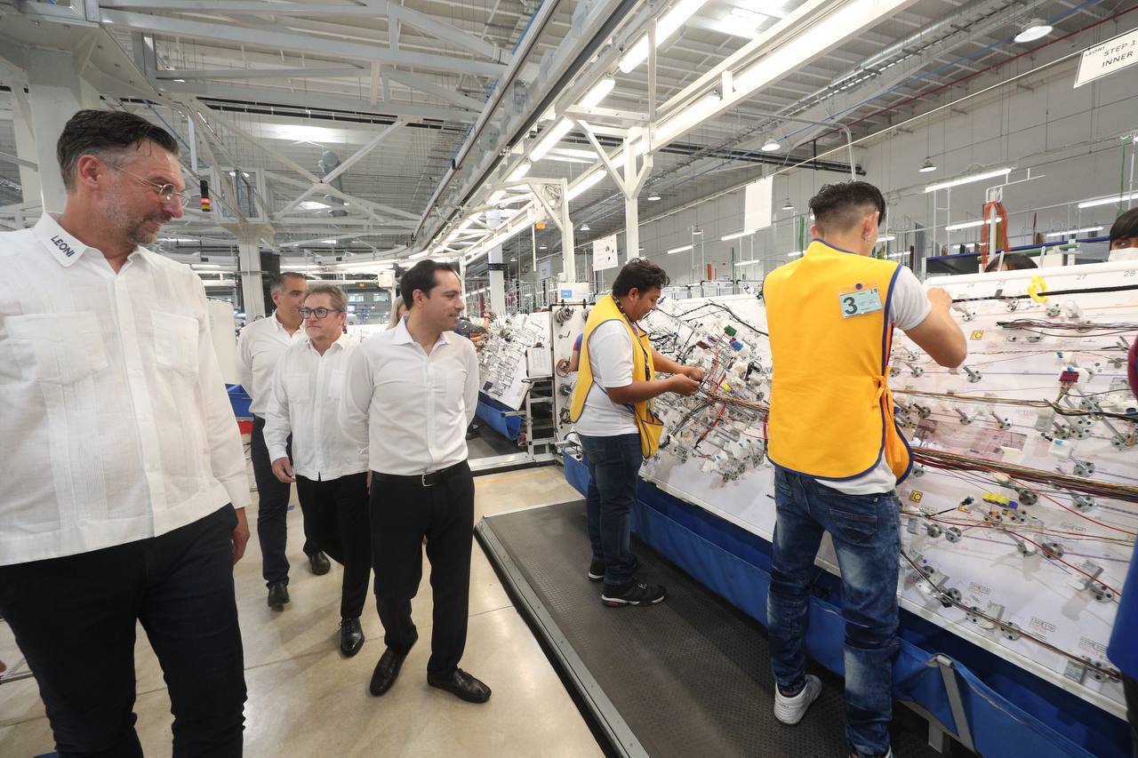 La firma alemana Leoni ya suma más de 3,700 empleos  en Yucatán
