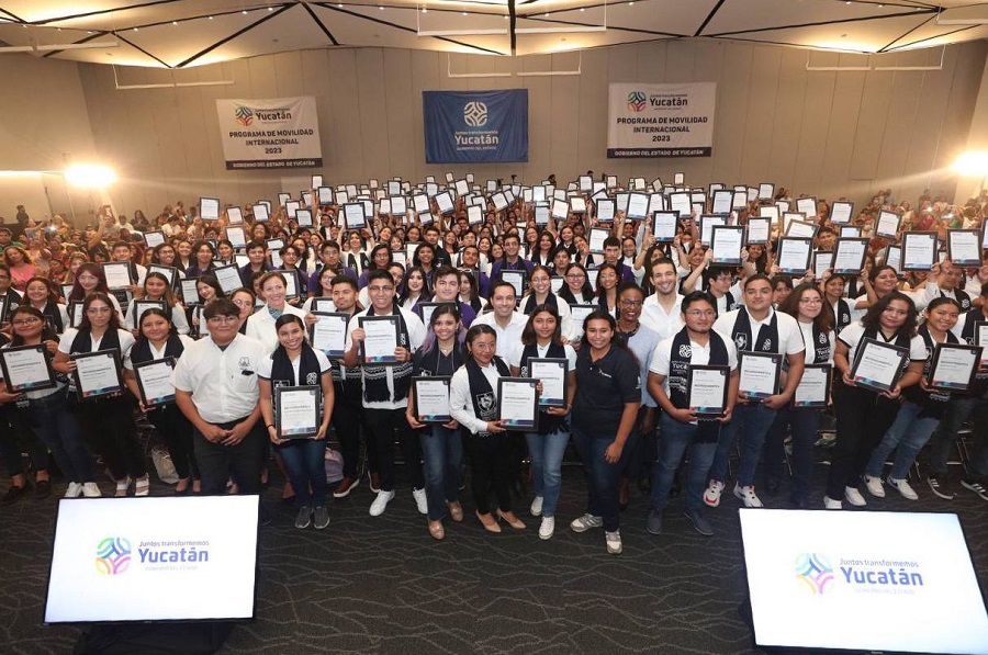 Con 340 estudiantes, inicia en Yucatán el Programa de Movilidad Internacional 2023