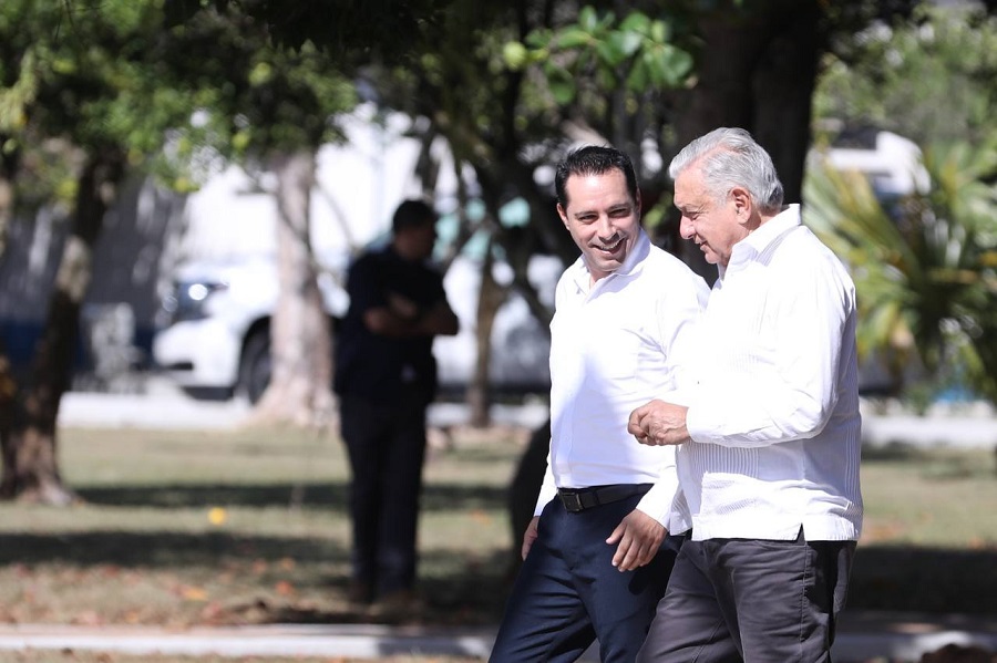 ¿Se desmayó AMLO en Yucatán? Presidencia dice que no