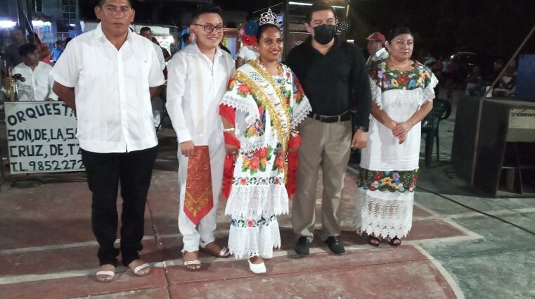 Al estilo Yucatán, coronan a Martha Karina Balam reina de la Fiesta de Ticuch 2023