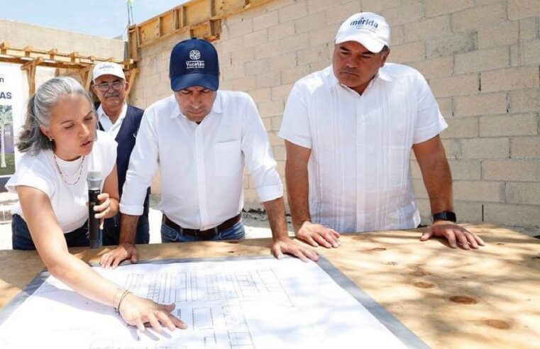 Supervisan la obra del primer Hospital Veterinario Público en el Sureste