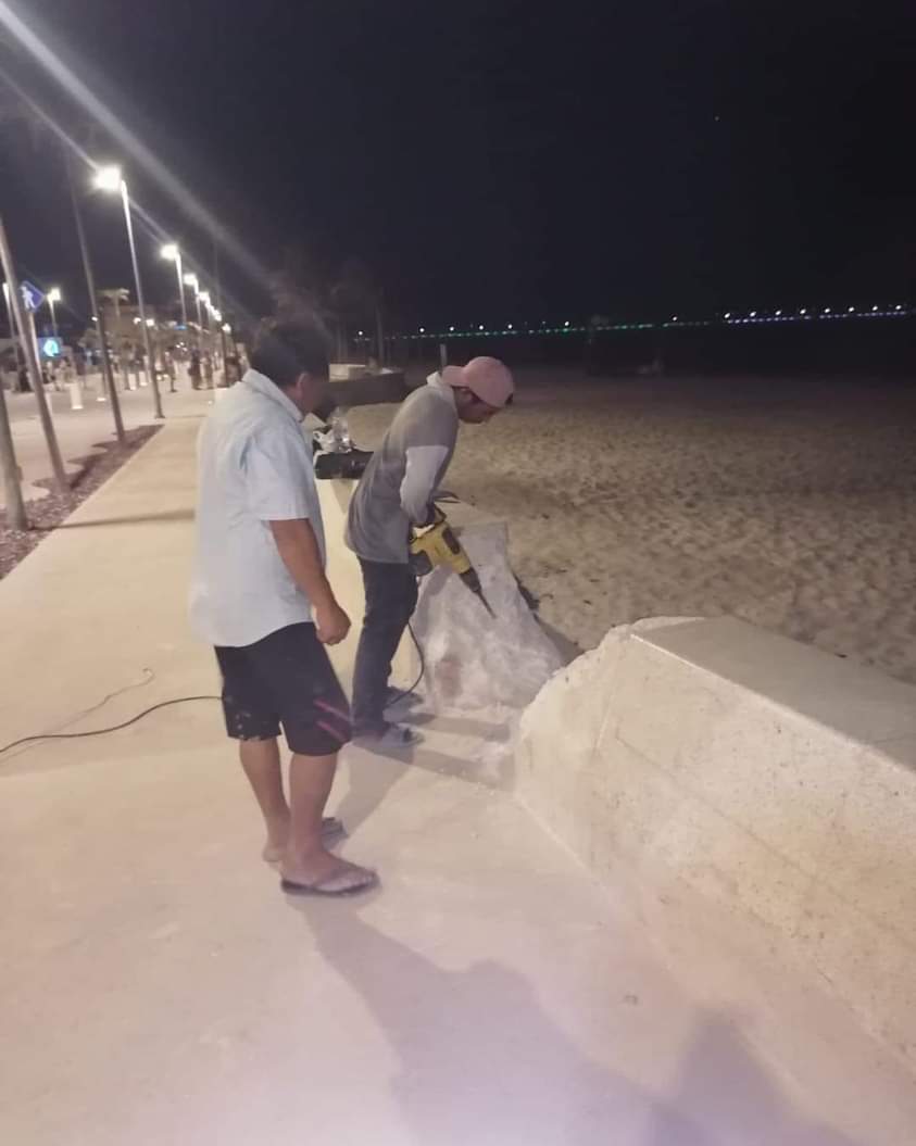 Progreso, tierra sin Ley: Destruyen el malecón para favorecer a un restaurante