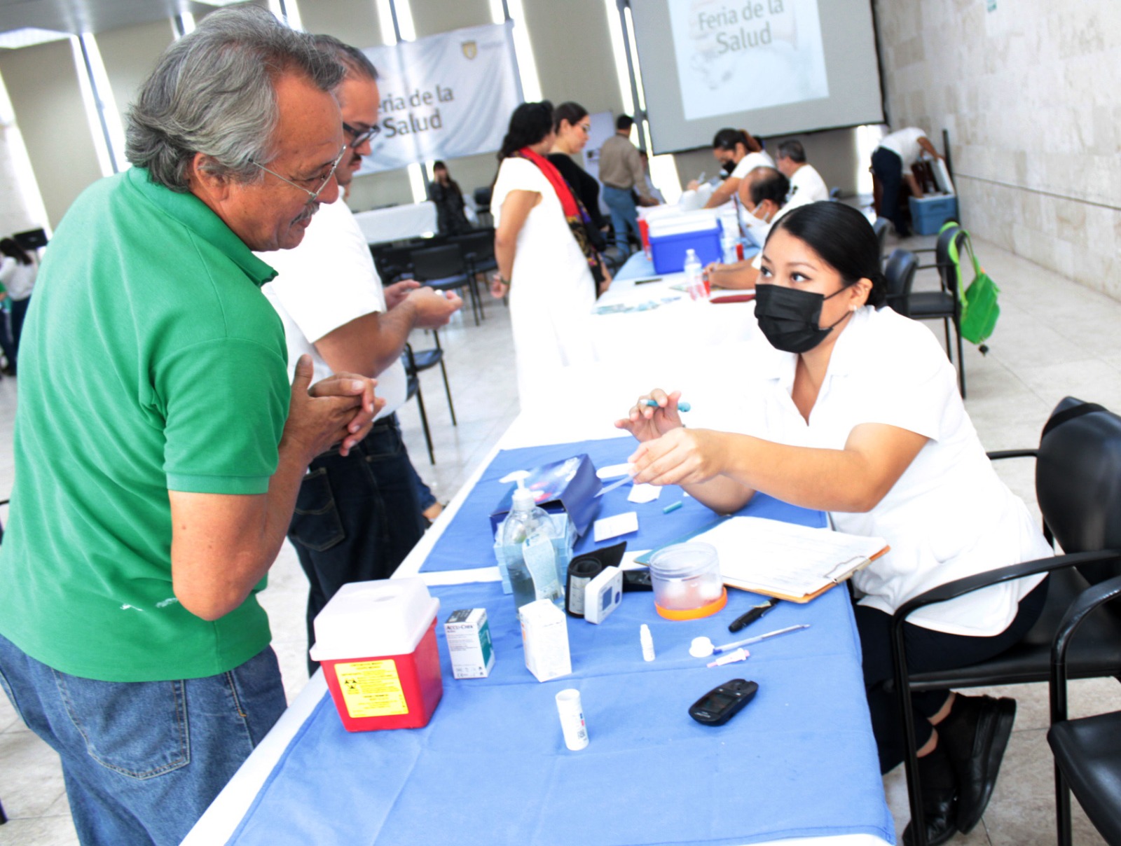 Personal del Poder Judicial participa en Feria de la Salud