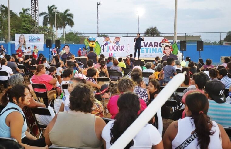 “A jugar né” hizo felices a más de 500 familias en la Bojórquez