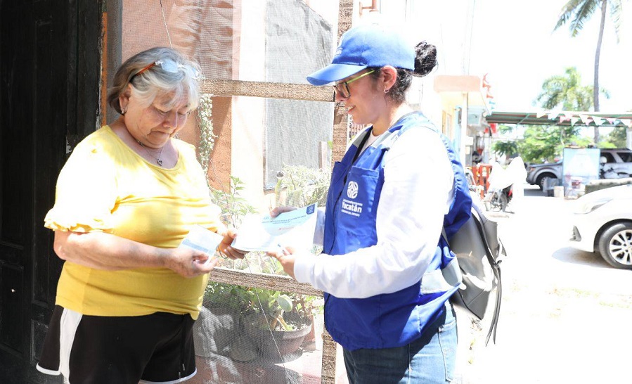 Inicia la entrega de apoyos del Gobierno de Yucatán a vecinos de Progreso, por el libramiento