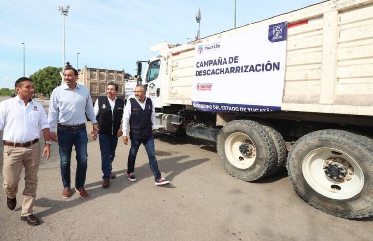 Inicia la campaña de descacharrización para Mérida y sus comisarías