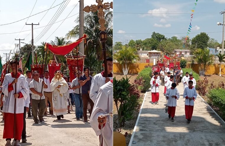 Con una procesión cierran los festejos de las 40 horas en Ticuch