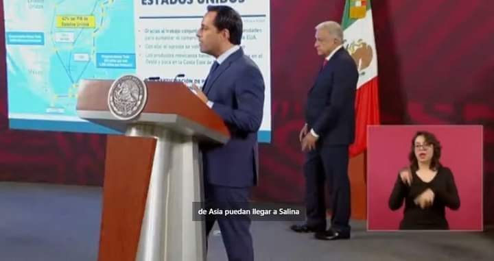 Mauricio Vila expone en la ‘mañanera’ los proyectos y avances de Yucatán