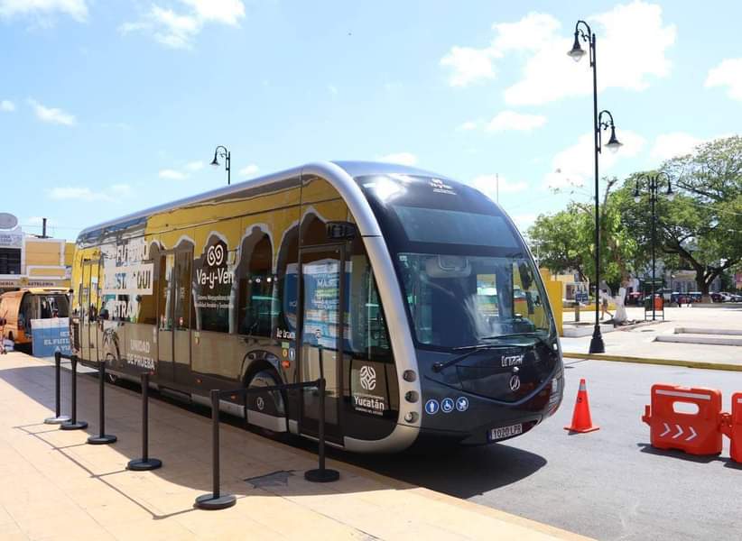 Llega a Umán la unidad de prueba del Ie-tramh