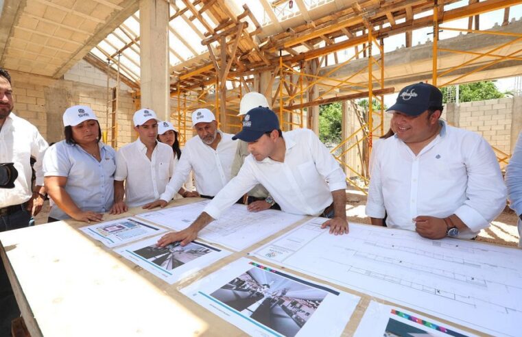 Mauricio Vila supervisa en Kanasín obras que cambian la vida de la gente