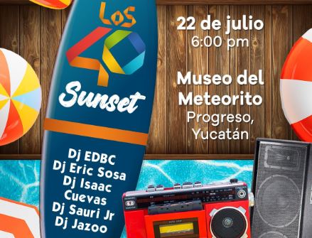 Siguen festejos por el 1er. aniversario del Museo del Meteorito, ahora con «Los 40 Sunset»