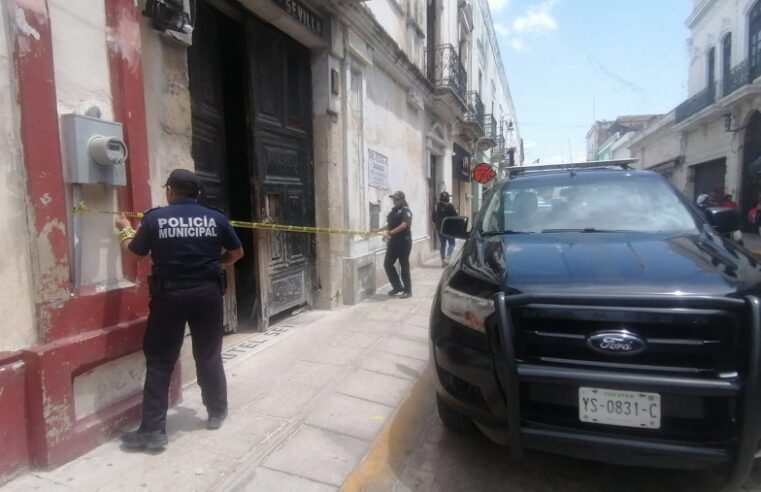 Encuentran muerto a albañil en un hotel en remodelación, del centro de Mérida