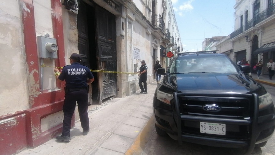 Encuentran muerto a albañil en un hotel en remodelación, del centro de Mérida