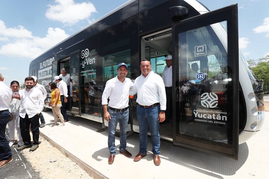 Mauricio Vila recorre el primer tramo del Ie-Tram